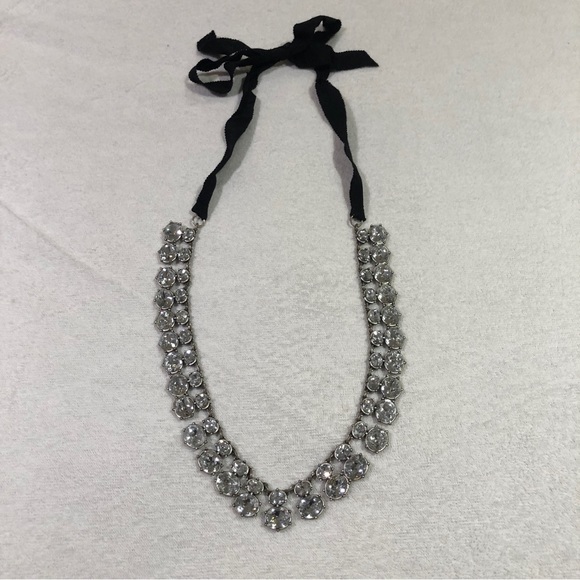 Club Monaco Sparkle Necklace, Ribbon Tie - Picture 1 of 5